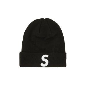 Шапка-бини с логотипом Supreme x New Era S, цвет Черный