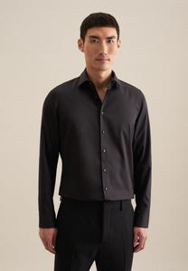 Рубашка Seidensticker Performance Slim, черный