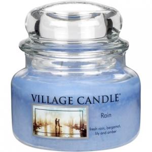 Ароматическая свеча Rain в стеклянной банке 11 унций Village Candle