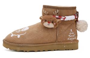 Угги Classic Mini II Boot UGG, каштановый/Теплая зимняя история/box