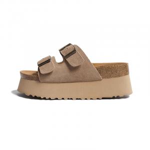 Женские сандалии Slide A poinsettia princess, коричневый