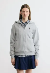 Классическая толстовка с капюшоном на молнии Lacoste, Silver Chine