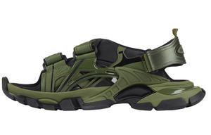 Сандалии спортивные Balenciaga, хаки