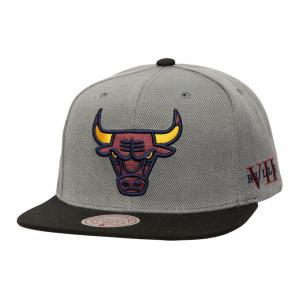 Mitchell Ness Бейсболка Mitchell & Ness унисекс красная, Gray