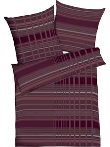 Kaeppel Изящное фланелевое постельное белье бордового цвета