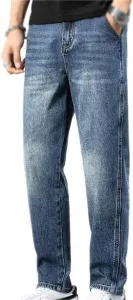 Хлопковые джинсы мужские Vintage Loose Denim SIDUFHAOPKLL
