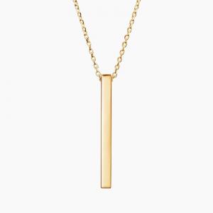 Вертикальная подвеска с гравировкой Brilliant Earth