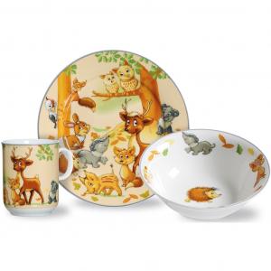 Детский сервиз Лесные животные в декоративной подарочной упаковке Ritzenhoff & Breker, Bunt