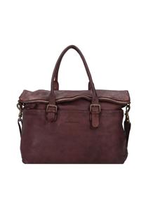 Кожаный портфель Submarine с отделением для ноутбука 36 см HAROLD'S, коричневый