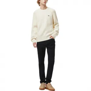 Свитер с вышитым логотипом LACOSTE, raw белый