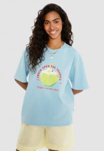Футболка NAOKO COCONUT WATER, Blue/Light Blue