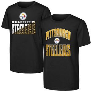Футболка Youth black Pittsburgh Steelers Never Quit 2-pack Outerstuff