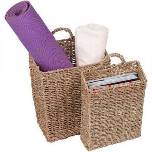 Подвесные настенные корзины — набор из 2 шт. — от торговой марки Innovations Trademark Innovations, цвет Off-White