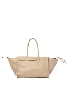 Сумка-тоут Mame Weekend с металлическими деталями Benedetta Bruzziches, бежевый