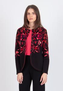 Кардиган Ivko JACQUARD PLANTOPIA PATTERN, Chocolate Black/Black