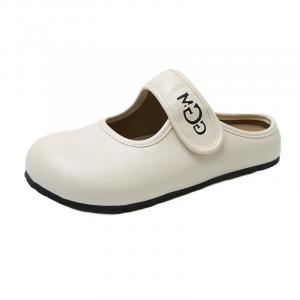 SUPEREDGE Женские противоскользящие закрытые тапочки устойчивые к истиранию экрю, цвет Ecru