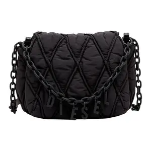 DIESEL Нейлоновая сумка через плечо, маленький размер, женская, черная