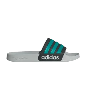 Сандалии adidas Adilette Shower Slide 'Black Pure Teal Grey', черный