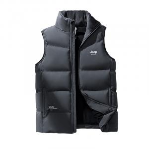 JEEP SPIRIT Пуховая жилетка унисекс, Dark Gray