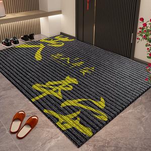 Dajiang Ковер 50х180 см для прихожей, устойчивый к загрязнениям, с рисунком в сером цвете