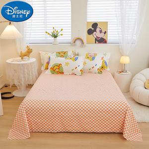Disney Простыня 120 см с наволочкой 160х230 см, хлопок, цвет The Winnie Family