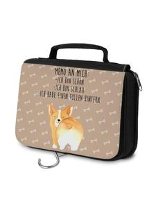 Mr. & Mrs. Panda Косметичка Corgi Po с надписью «Собачье счастье»