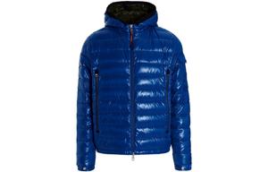 Пуховик мужской синий Moncler
