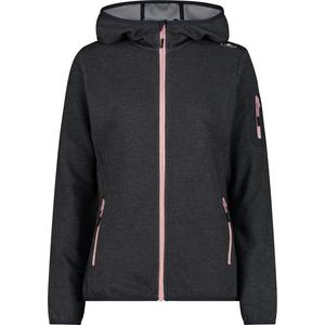 Толстовка с капюшоном женская куртка с фиксированным капюшоном Cmp, цвет nero-graffite