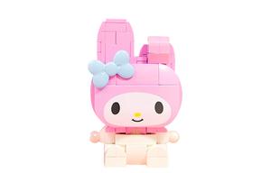 Конструктор Sanrio Family Hello Kitty My Melody/Cinnamoroll/Pompompurin/Kuromi BigHeadz K20803 K20811 Keeppley