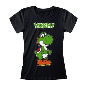 Футболка Super Mario Yoshi Name Tag, черный