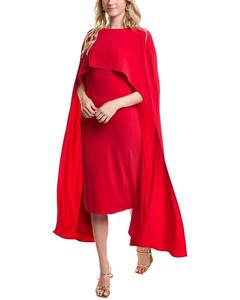 Платье миди Карла Руис Carla Ruiz, красный