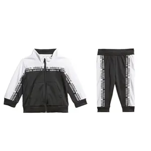 Adidas Originals Повседневная спортивная одежда черно-белая для младенцев и малышей