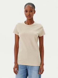 Облегающая футболка C_Elogo_20 50541343 Boss, бежевый