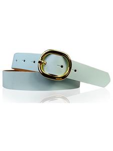 Ремень FRONHOFER Damengürtel goldene Schnalle, цвет Aqua