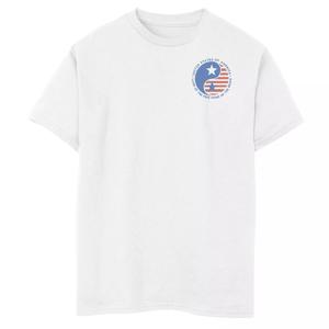 Футболка с карманным рисунком для мальчиков 8–20 лет «Американа Инь Ян», Соединенные Штаты Америки Licensed Character