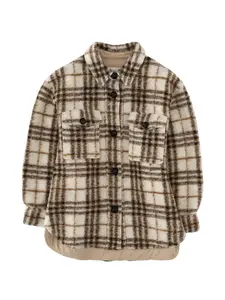 Клетчатая рубашка-куртка с карманами MARANT ÉTOILE, нейтральный