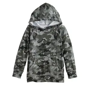 Толстовка с капюшоном для мальчиков 4-12 лет Jumping Beans, цвет gray line camo
