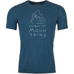 Футболка 150 cool mtn protector ts m Ortovox, синий
