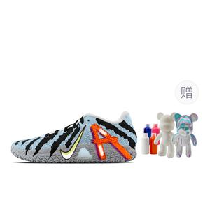 Nike Баскетбольные кроссовки Ja Morant 3 Blue Elf, Fluid Bear, износостойкие, низкие, унисекс, черно-синие