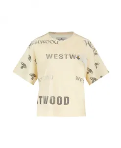 Желтая хлопковая футболка в коробке Vivienne Westwood, желтый