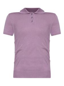 Рубашка-поло LOEWE в мелкий рубчик, фиолетовый