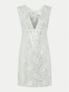 Коктейльное платье стандартного кроя Yas, серебряный