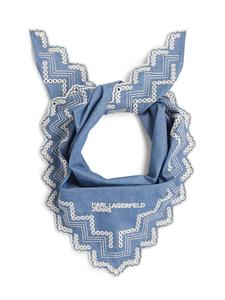 KARL LAGERFELD JEANS Платок в синем дениме