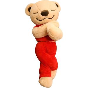 Плюшевая игрушка медвежонок йога милый плюшевый медведь 40 см высота FKOFR