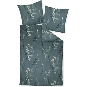 Постельное белье Janine «моменты98114 02», на молнии, цвет nachtschattenblau