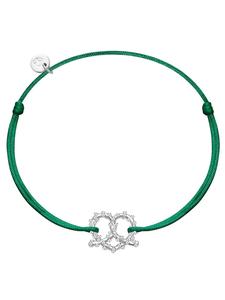 Glanzstücke München Браслет в форме сердца с узором «крендель» из стерлингового серебра