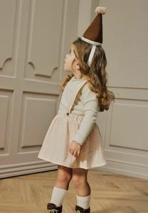 Топ Lil' Atelier Long sleeved top, Turtledove/Off-White