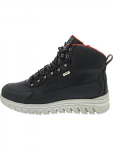 WALDLÄUFER Черные ботинки H-Bruno на шнуровке