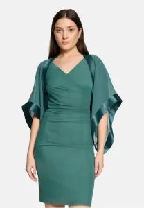 Mit 3/4 arm stola cape Vera Mont, Dark Emerald