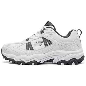 Skechers Стойкие к истиранию низкие походные ботинки Stamina для мужчин бело-серые, цвет White Gray